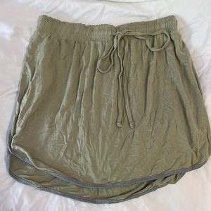 Don’t ask why mini skirt